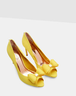 Alifair Bow Detail Peep-Toe Courts
